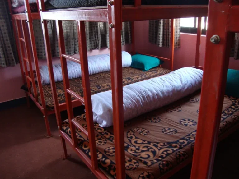 Beds ready with bed sheet, blanket and pillow