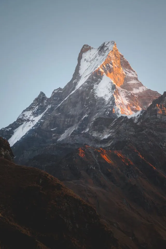 Mount Mardi Himal in Nepal